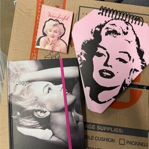 Set of 3 Marilyn Monroe Notebooks / Journals